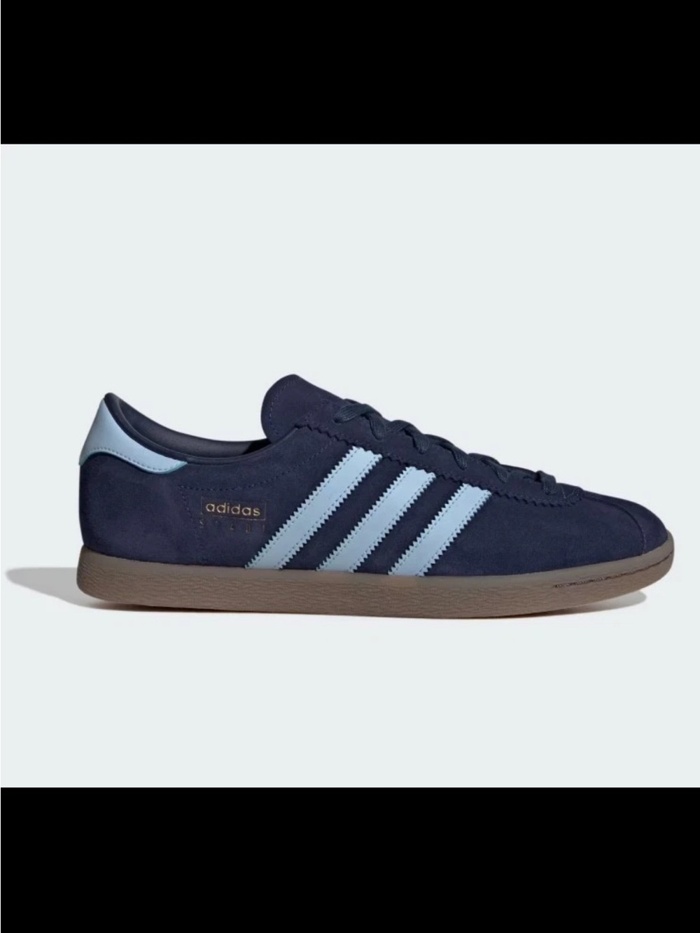 NWT no box Adidas Stadt classic sneakers in navy men’s 9.5m